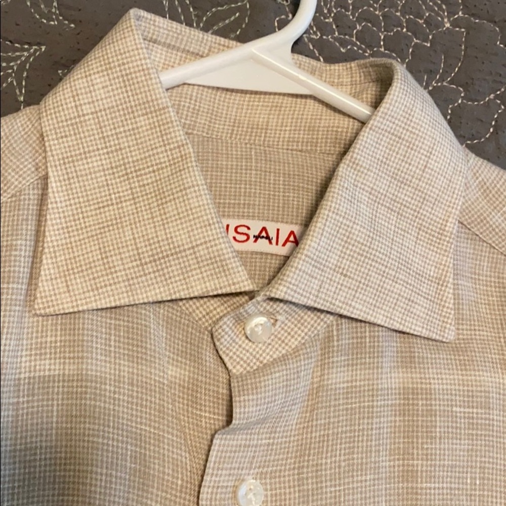 Isaia ultra luxurious cotton/linen blend dress
